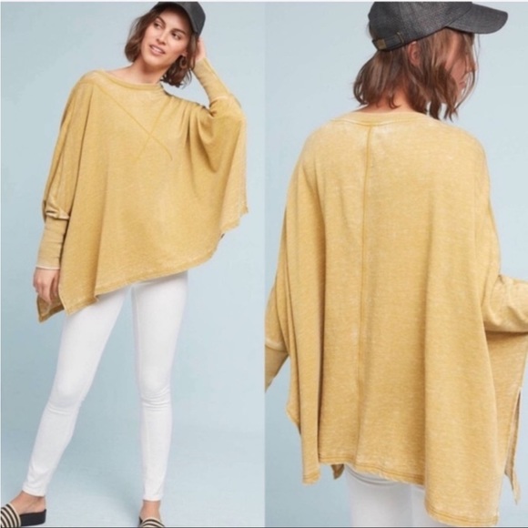 Anthropologie Tops - Anthropologie Akemi + Kin Bela burnout oversized pullover top size XS/S
